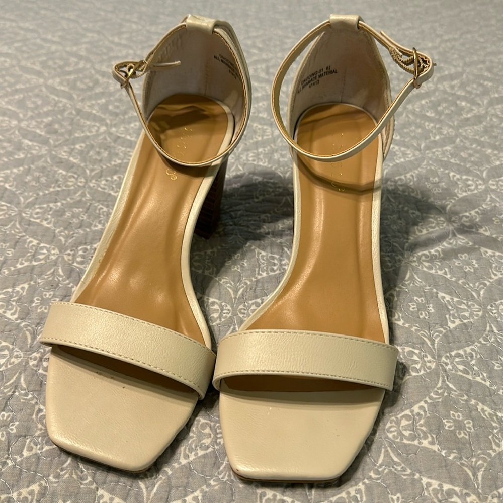 Bamboo Chunky Heels